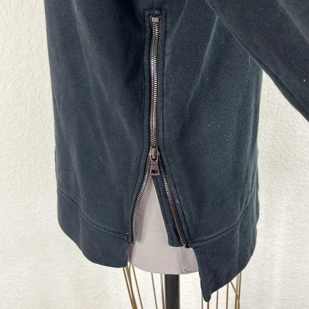 Varley Hoodie Longline Side Zip Sweatshirt Pop Over - Picture 4 of 9